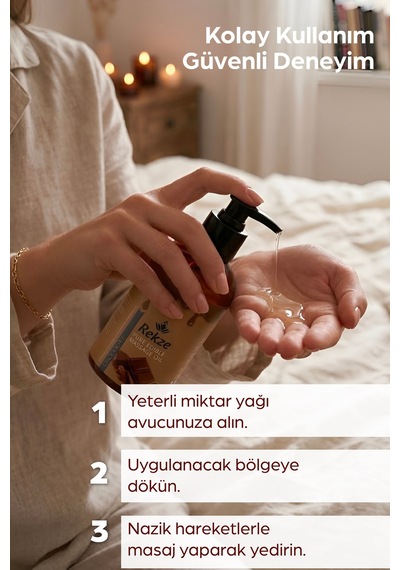 Çikolata Ve Natural Aromalı Vücut Masaj Yağı 2 Adet 120 Ml - 298220696
