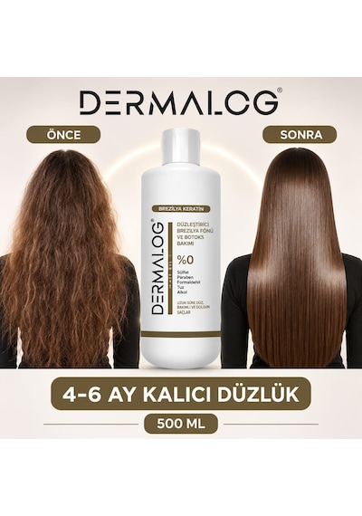 Dermalog Düzleştirici Brezilya Fönü Keratin Bakımı 500 ML
