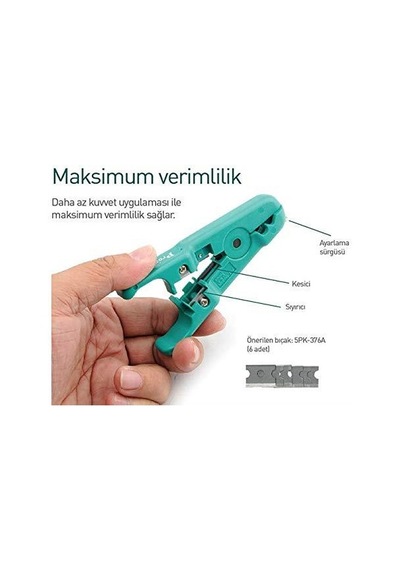 Proskit 6pk-501n Koaksiyel Kablo Sıyırıcı/kesici