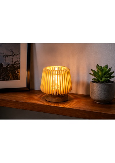 Luma Glow Tealıght Abajür Ahşap