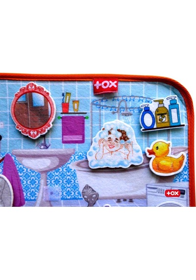 Tox Banyo Keçe Cırtlı Aktivite Sayfası - Çocuk Etkinlik . Eği
