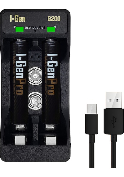 I-gen G211 2'li Aa/aaa/9v Pil Şarj Aleti + 2 Adet Aaa Pro 1100 Mah 1.2v Ni-mh Ince Şarjlı Kalem Pilli Set
