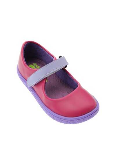 Panço Kız Çocuk Tek Bantlı Pembe Babet