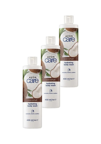 Avon Care Coconut Hindistan Cevizi Nemlendirici Duş Jeli 3 x 400 ML