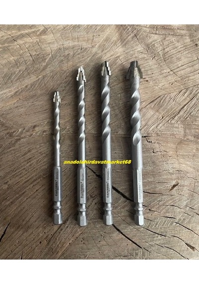 Dwk Pro Kademeli Uç Metal Delme Ucu Ahşap Sac Mermer Delme Ucu 6-8-10-12mm