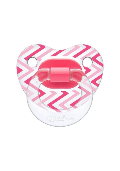 Wee Baby Sılıkon Desenlı 6 18 Ay Emzık - Pembe