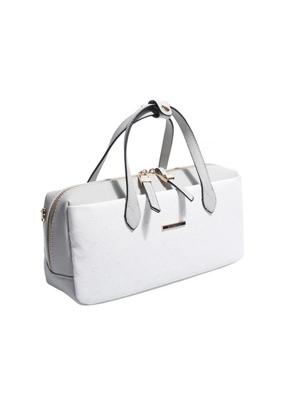 Silver & Polo Silver Polo Beyaz - A.gri Logolu Kadın El Çantası Sp1276