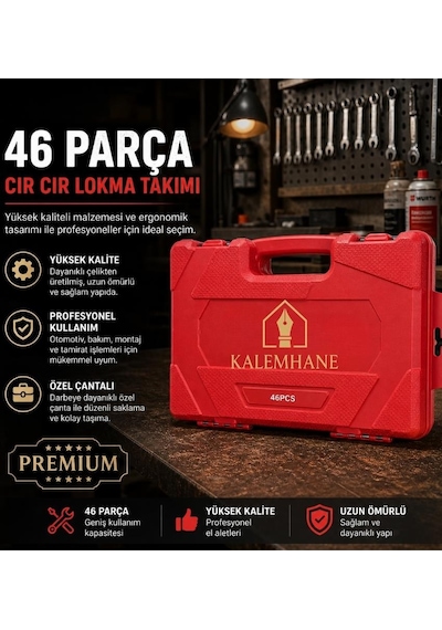 Kalemhane 46 Parça Yüksek Kalite Lokma Takımı
