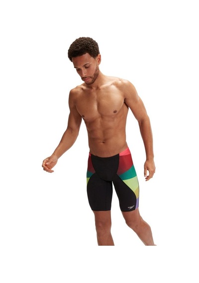 Speedo Placement Digital V-cut Jammer Erkek Yüzücü Mayosu Çok Renkli