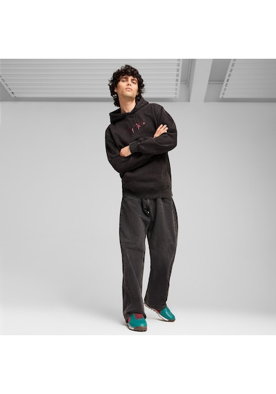 Puma X Squid Game Erkek Siyah Sweatshirt Düz 627427 Siyah