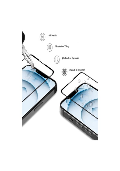 Pp Apple Uyumlu iPhone Xr Anti Static Toz Tutmayan Çerçeveli Ekran Koruyucu Cam
