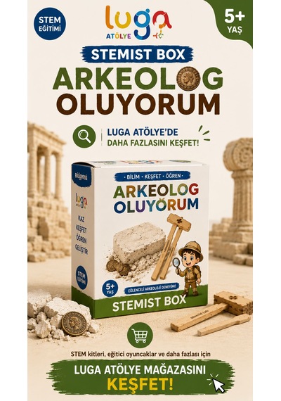 Stemist Box: Arkeolog Oluyorum Ahşap
