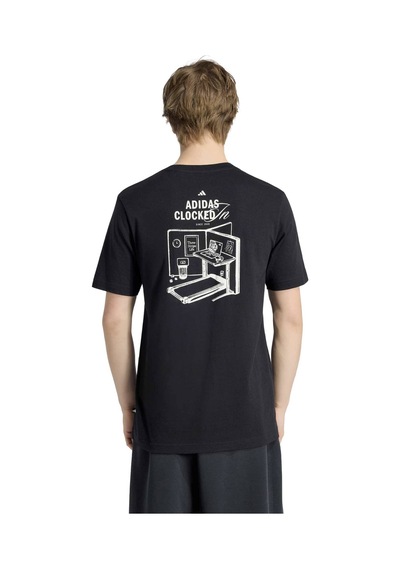 Black Adidas Erkek Günlük T-shirt M Clkd I Ofc T Kc7083 siyah