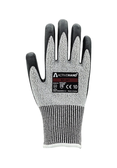 Nt 541 Gr/sy No:10 Köpük Nitril Kaplı Polyester Kesilmeye Dayanıklı Eldiven
