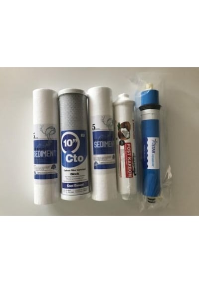 5 Aşama Membrane Filitre Li Açıkkasa Su Arıtma Filitre Seti