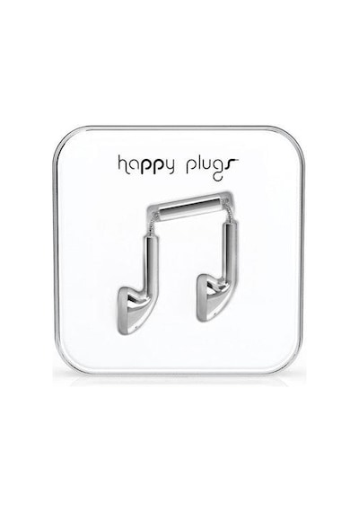 Happy Plugs Kulak içi Kulaklık Parlak Gümüş 7735