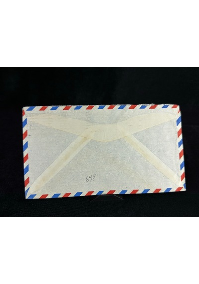 İngiliz Sömürge Uçak Postası Air Mail 1952 Yılında Bahama'lardan İngiltereye Postalanmış 4d Ve 6d Cent Pullu