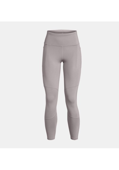 Under Armour - Kadın Ua Launch Elite Cw Tayt 1386351-015 Tetra Gray Reflective Gri