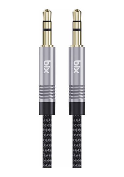 Bix BXAU103 3 M 3.5 MM Erkek Örgülü Aux Ses Kablosu