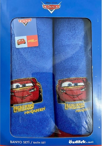 Özdilek Disney Cars Mc Queen Banyo Seti Mavi