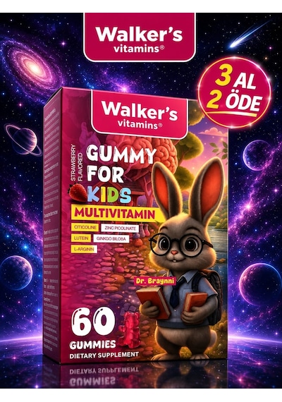 Walker's Vitamins Kids Multivitamin Gummy 60 Gummies