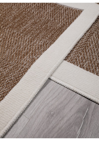 My Evilla Sisal Vektör Kaymaz Tabanlı Kolay Silinebilir 2li Kahve Banyo Paspas Seti 60x100-50x60 Kahverengi