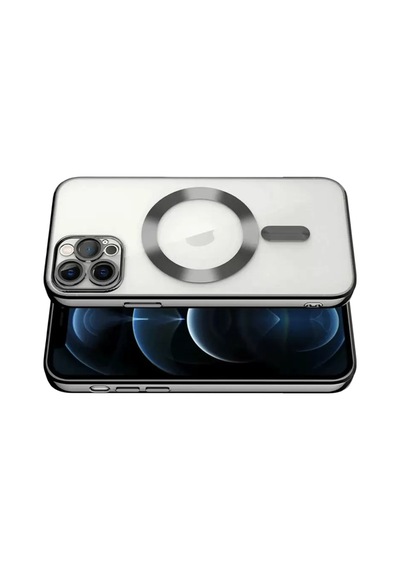 Newface Apple, Uyumlu iPhone 13 Pro Kılıf Kross Magneticsafe Kapak - Koyu Yeşil