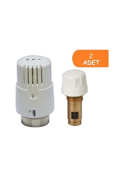 2 Adet Eca Termostatik Trv4 Kafa Grubu 41,3mm 602120813