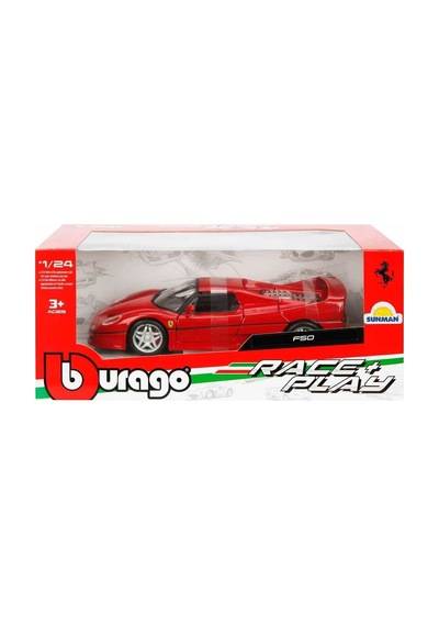 26010 1:24 Ferrari F50 Araba -sunman - 1 Adet Kırmızı