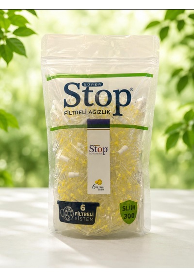 Stop Filtreli Ağızlık Slim 300 Lü Poşet