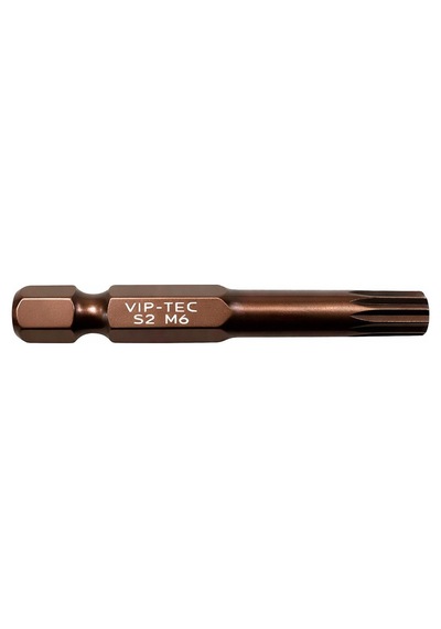 Vıp-tec 1/4 M6 Splıne Uçlu Bits 50 Mm