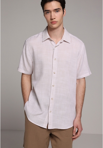 Colin's Colins Regular Fit Shirt Neck Düz Erkek Bej Kısa Kol Gömlek Cl1080095 Q1.v1 Beı Colin's Colins Regular Fit Shirt Neck Düz Erkek Bej Kısa Kol Gömlek Cl1080095 Q1.v1 Beı