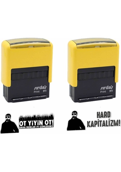 Hard Kapitalizm Ot Yiyin Ot Baskılı Kaşe Diğer