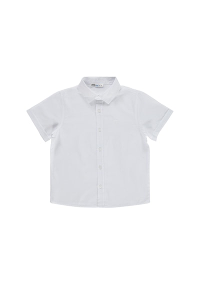 Civil Boys Basic Kısa Kol 10-13 Yaş Gömlek - Beyaz