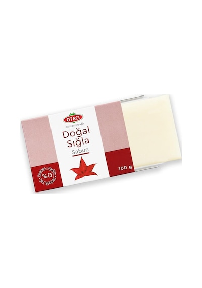 Otacı Saf Zeytinyağlı Doğal Sığla Katı Bitkisel Sabun 100 G