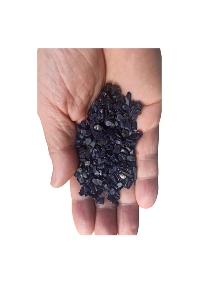 50 Gram Minik Lacivert Yıldız Taşı Kırıktaş Deliksiz Parçalar 331-2