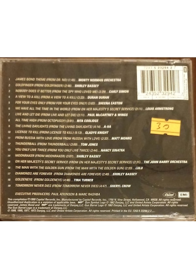 The Best Of Bond James Bond Cd