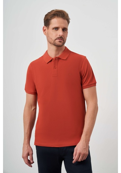 Tarçın Basic Düz %100 Pamuk Slim Fit Dar Kesim Kısa Kollu Polo Yaka Tişört 99yc018011850 Tarçın