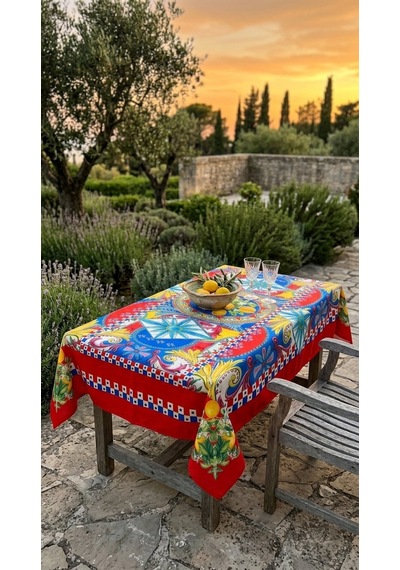 Solea Rouge Masa Örtüsü Çok Renkli