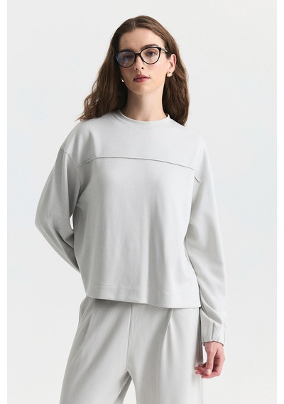 Antioch Bisiklet Yaka Sweatshirt Ve Jogger Pantolon Takım Gri