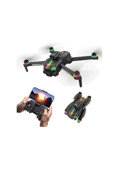 Çeşithane Gd83 Fırçasız Motor Katlanabilir Drone Hd Kamera Wifi Fpv Kumandalı