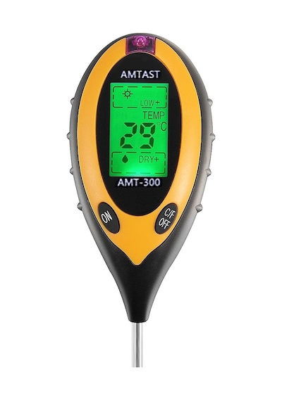 Amtast 4 Parametre Toprak Ph Nem Isı Işık  Ölçer