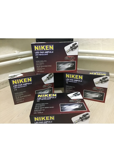 Niken H4 Led Xenon Far Ampul Yeni Nesil Evo Serisi Uzun Kısa