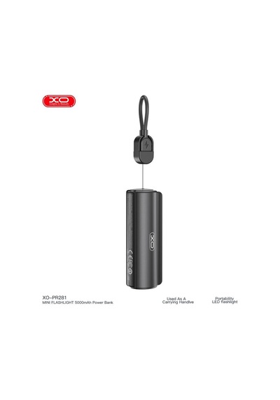 Premium Pr281 5000 Mah Powerbank Şarj Aleti Pr281 İp Telefon Pili Akıllı Güç Seyahat Bataryası Çok Renkli