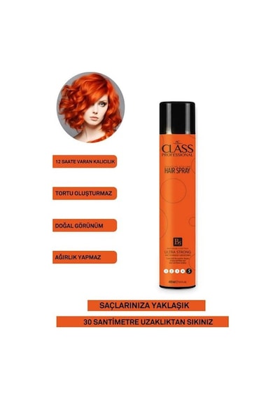 Ac Class Saç Spreyi 400ml. B5 Ultra Strong