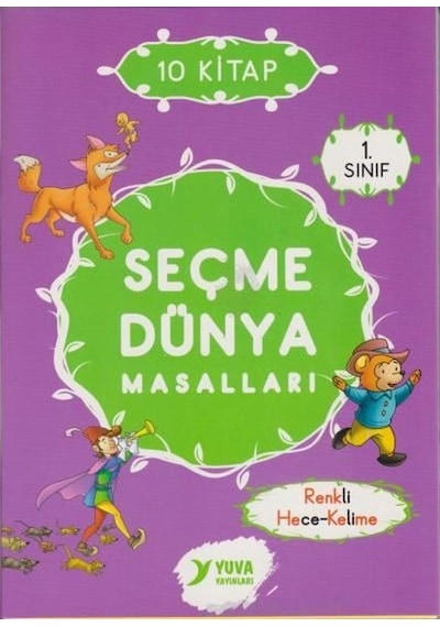 1. Sınıf Seçme Dünya Masalları-10 Kitap Takım- Yuva