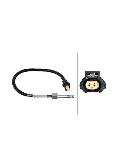 Hella 6pt010376381 Egzoz Sıcaklık Sensörü Kat. Öncesi Mercedes W205 W212 C218 C253 A0009058904 -