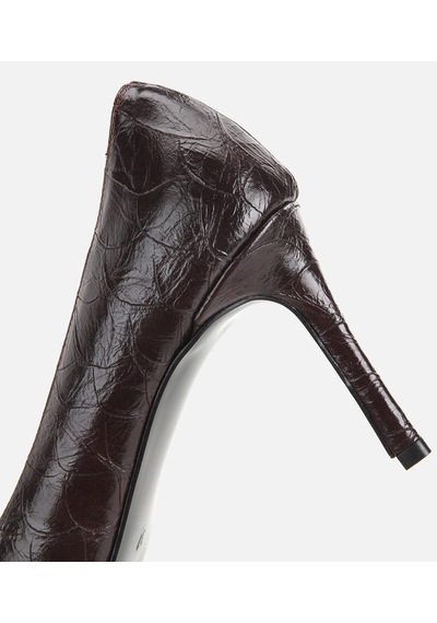 Hotiç Kadın Kahverengi Zincir Detaylı İnce Topuklu Stiletto 01ayh332740a480 01ayh332740a480