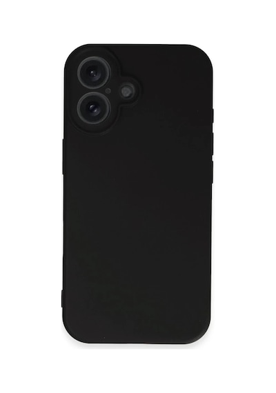 Apple Uyumlu iPhone 16 Uyumlu Kılıf First Silikon - Siyah