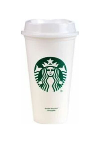 Starbucks Yeniden Kullanılabilir Seyahat Kupası 473ml Beyaz